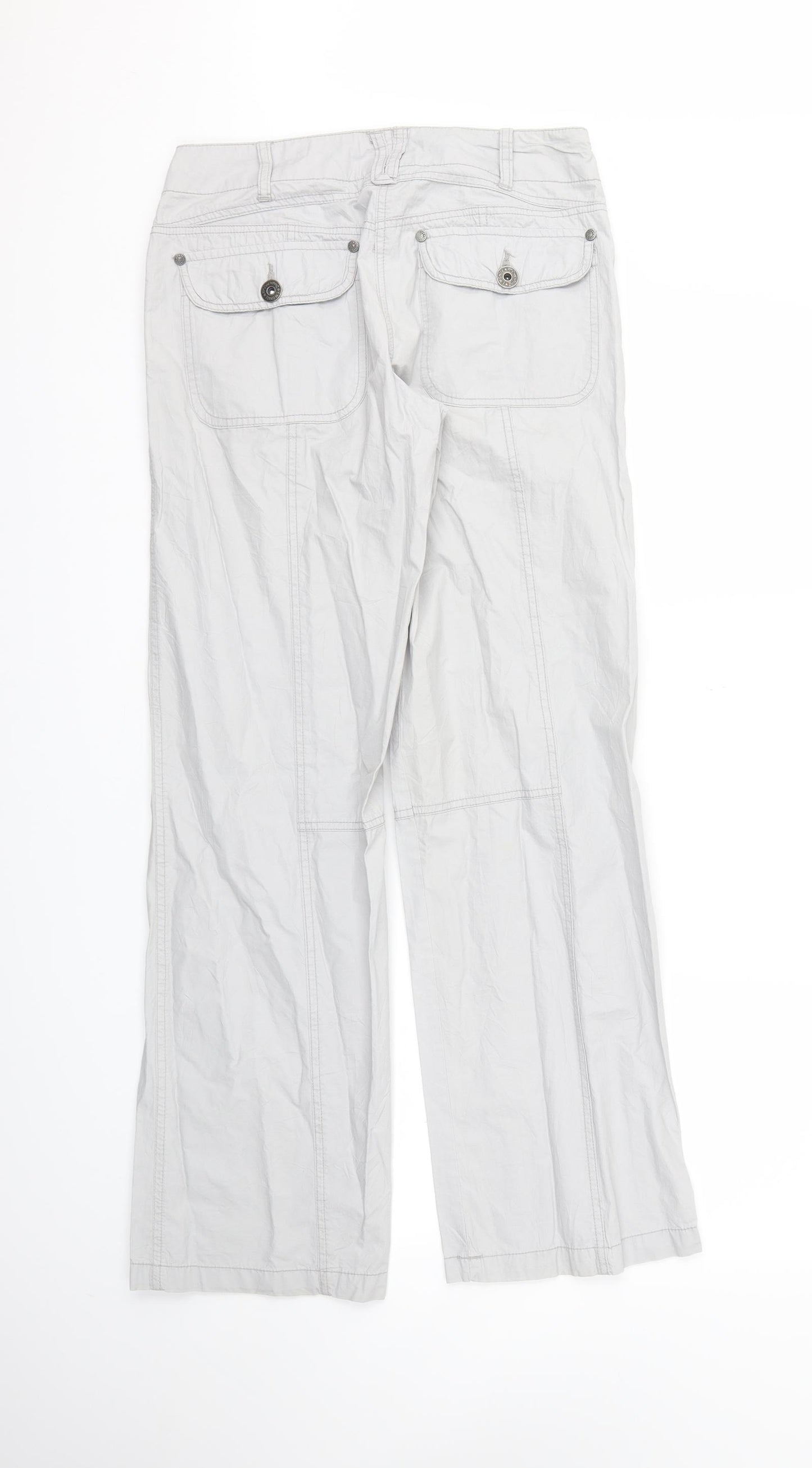 EMOI  Womens Grey   Trousers  Size 8 L31 in