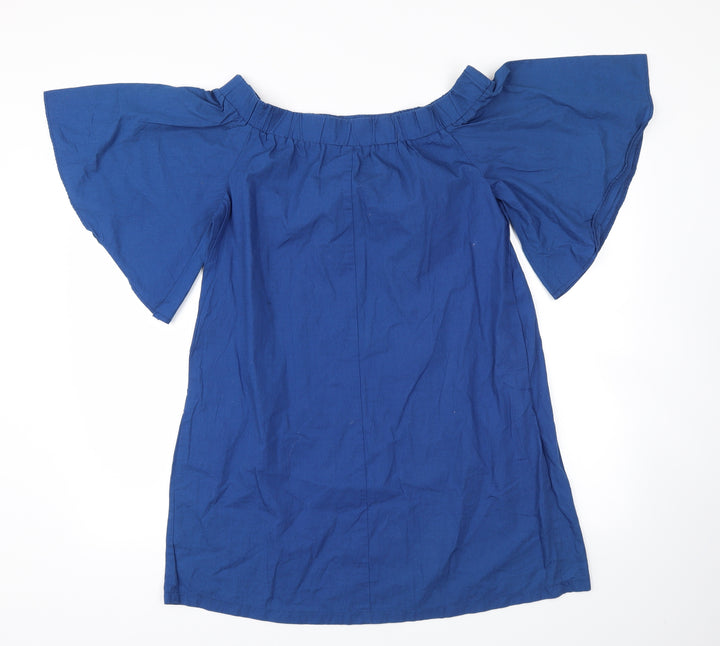 H&M Womens Blue   Jacket Dress  Size 10