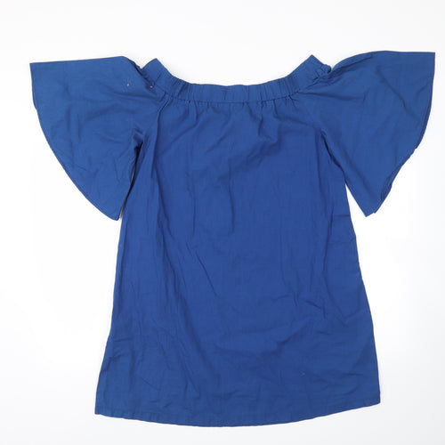 H&M Womens Blue   Jacket Dress  Size 10