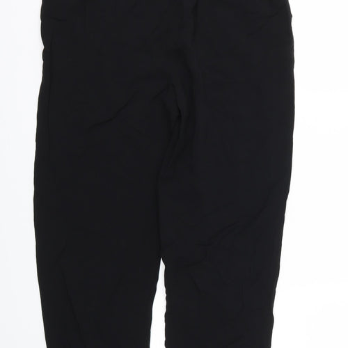 Primark Womens Black   Trousers  Size 10 L25 in - Stretch waistband
