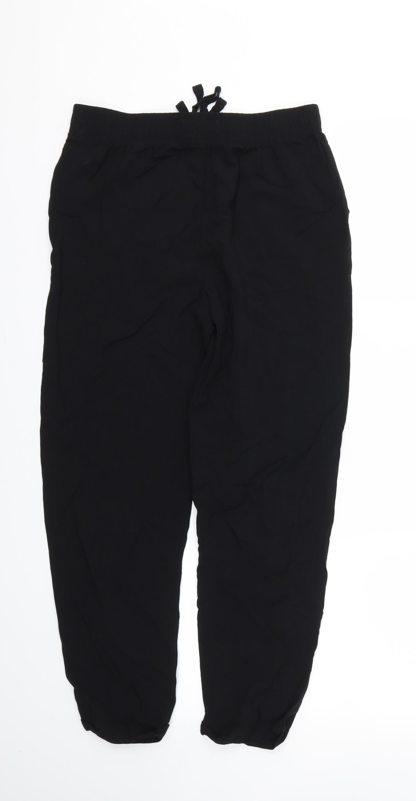 Primark Womens Black   Trousers  Size 10 L25 in - Stretch waistband