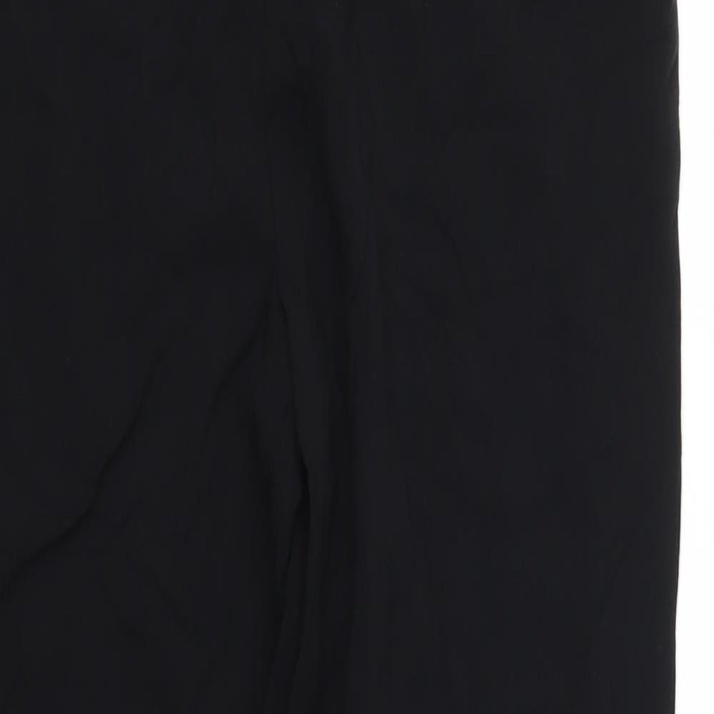 Primark Womens Black   Trousers  Size 10 L25 in - Stretch waistband