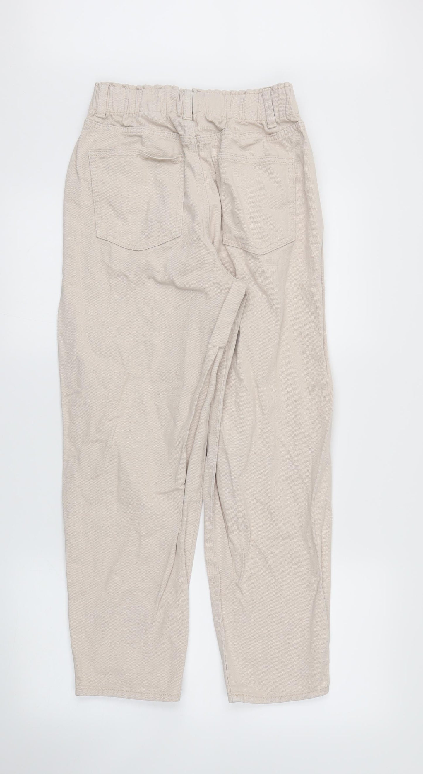 H&M Womens Ivory Houndstooth  Skinny Jeans Size 6 L26 in - Stretch waistband