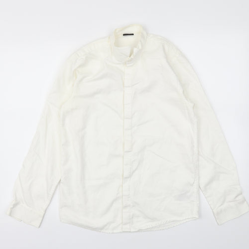 Next  Boys Ivory Houndstooth  Basic T-Shirt Size 13 Years
