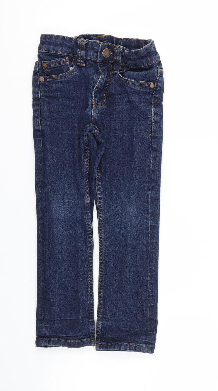 Next  Girls Blue   Straight Jeans Size 3 Years