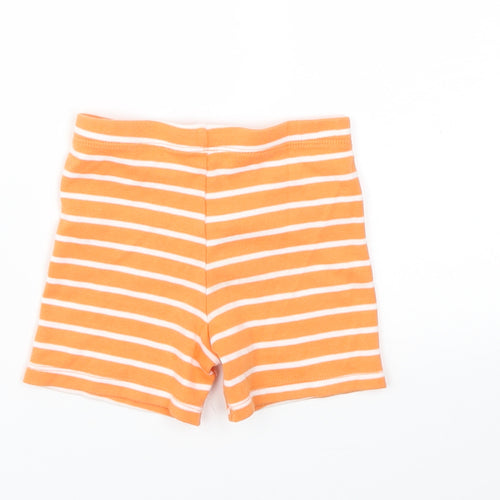 F&F Baby Orange Striped  Capri Trousers Size 9-12 Months