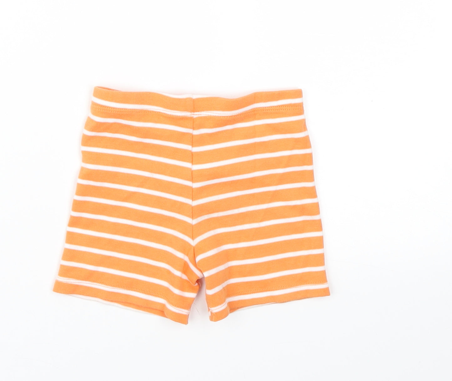 F&F Baby Orange Striped  Capri Trousers Size 9-12 Months