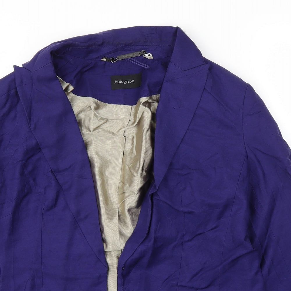 Primark Womens Purple   Jacket Blazer Size 12