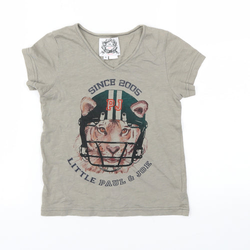 PAUL & JOE Girls Green   Basic T-Shirt Size 5 Years
