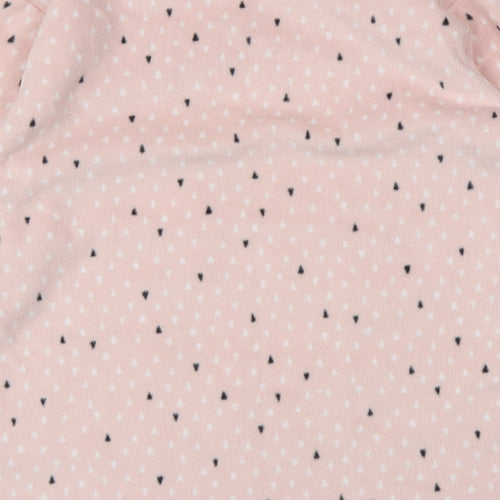 George Womens Pink Animal Print  Top Pyjama Top Size 8  - Matching joggers