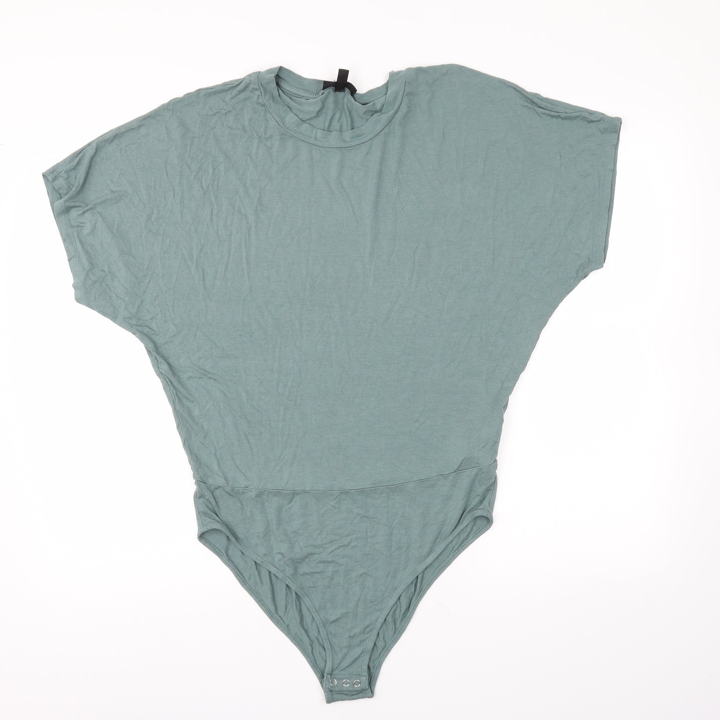 Topshop Womens Green   Bodysuit One-Piece Size 16