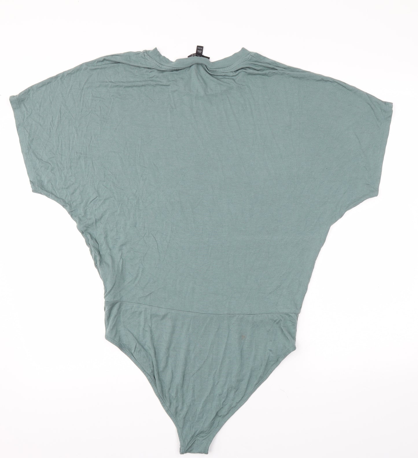 Topshop Womens Green   Bodysuit One-Piece Size 16