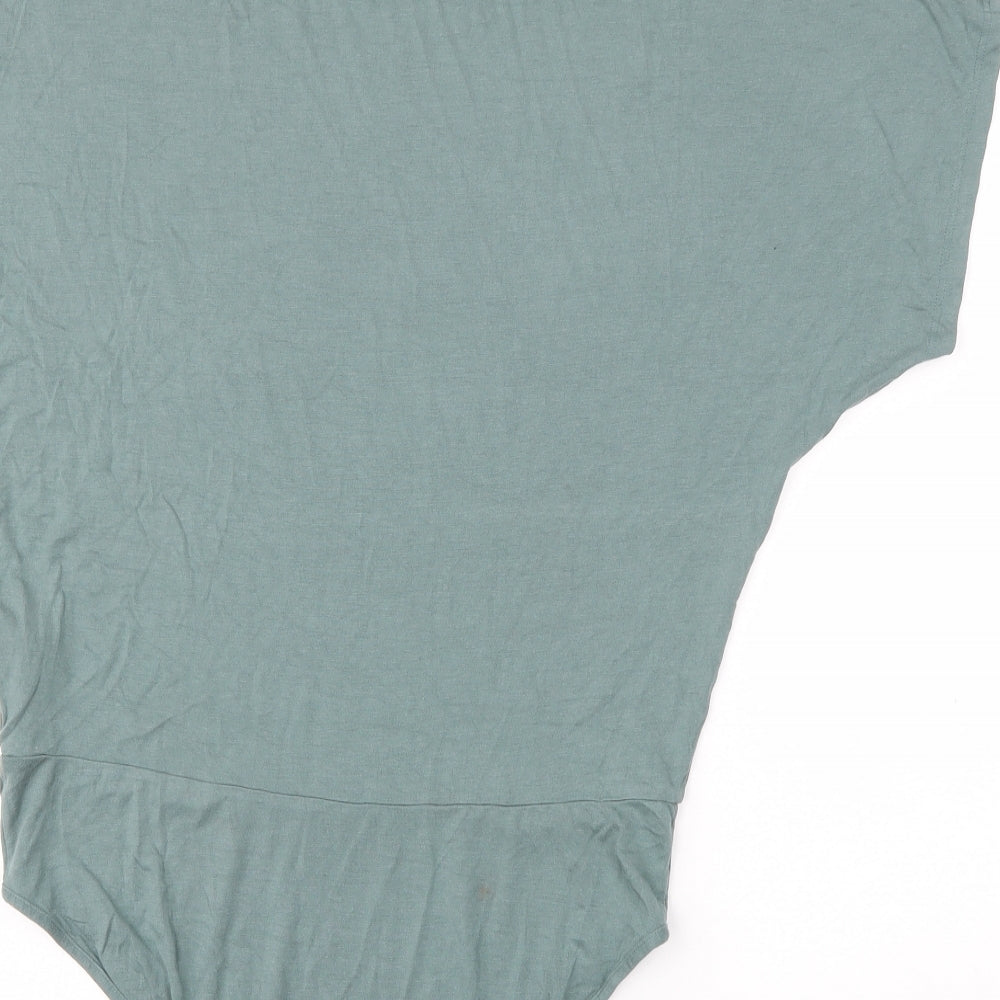Topshop Womens Green   Bodysuit One-Piece Size 16