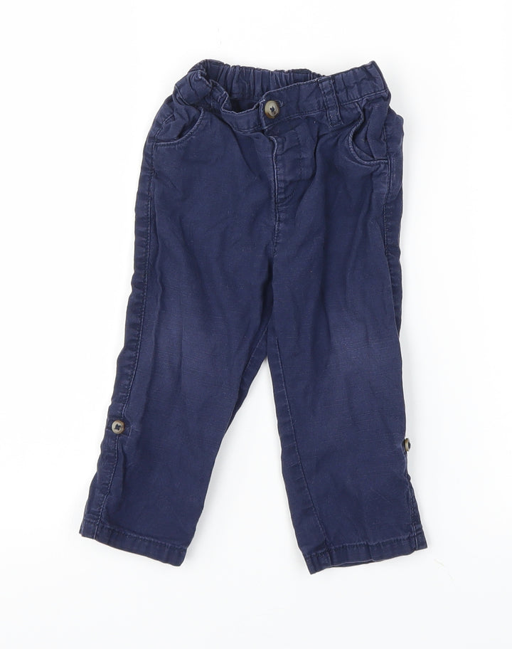 Matalan Boys Blue   Track Pants Trousers Size 12-18 Months