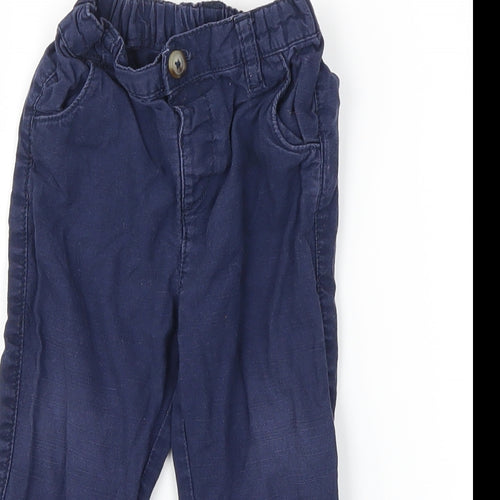 Matalan Boys Blue   Track Pants Trousers Size 12-18 Months