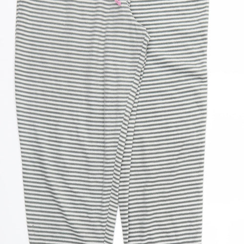Preworn Womens Grey Striped  Trousers  Size 34 L28 in - Stretch waistband