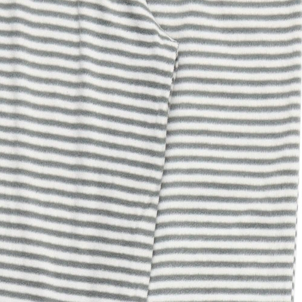 Preworn Womens Grey Striped  Trousers  Size 34 L28 in - Stretch waistband