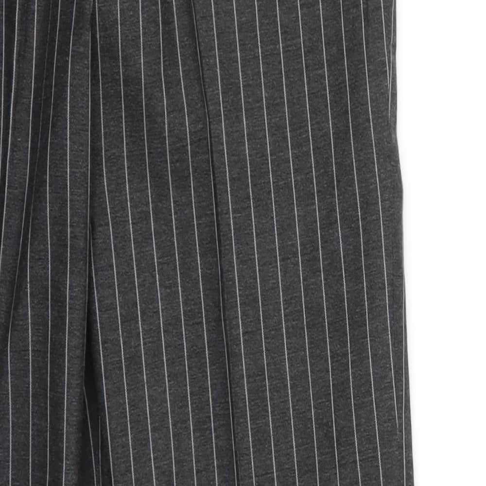 JHON TAILOR  Womens Grey Striped  Trousers  Size 30 L28 in