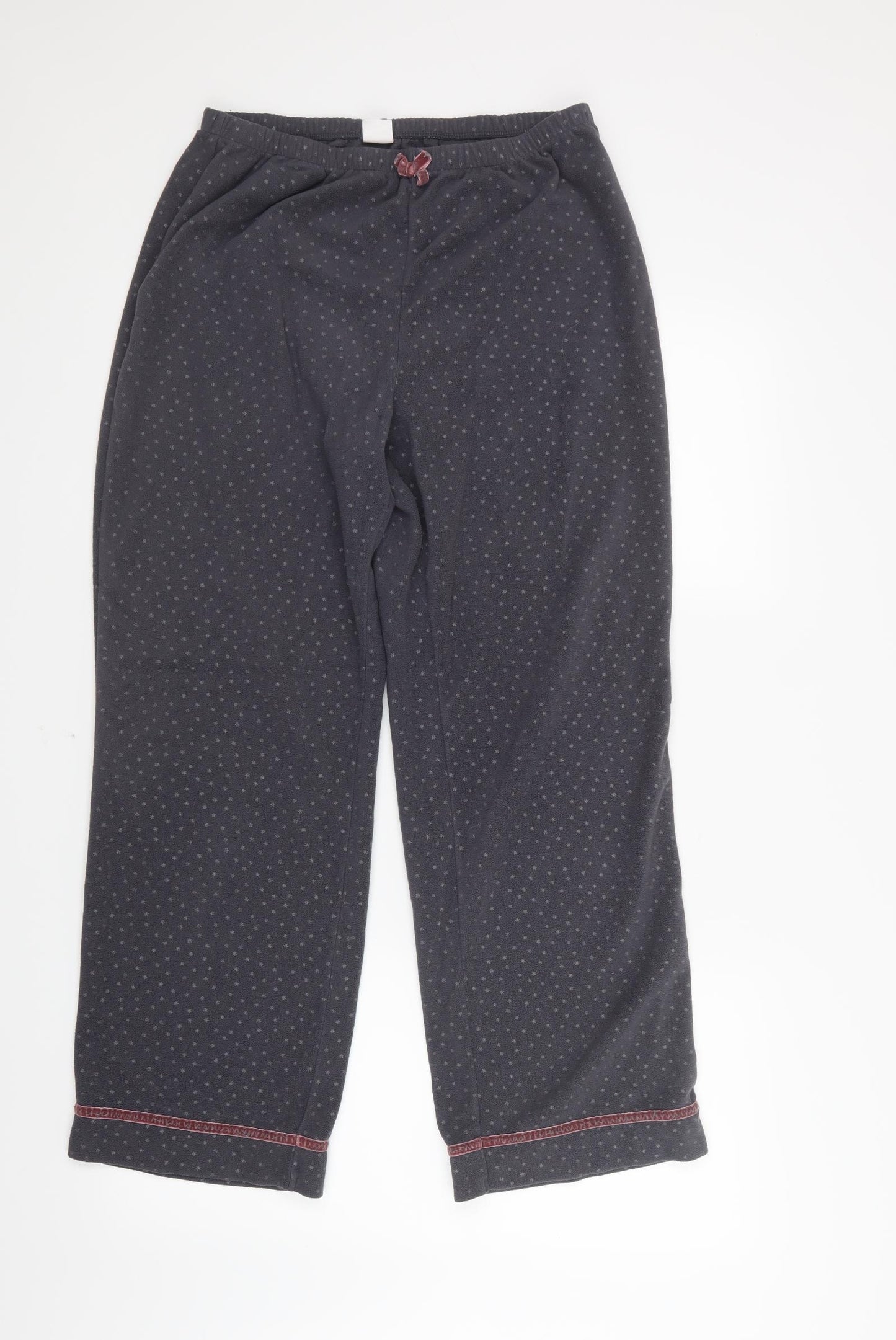 TU Womens Grey Geometric  Capri Pyjama Pants Size 12