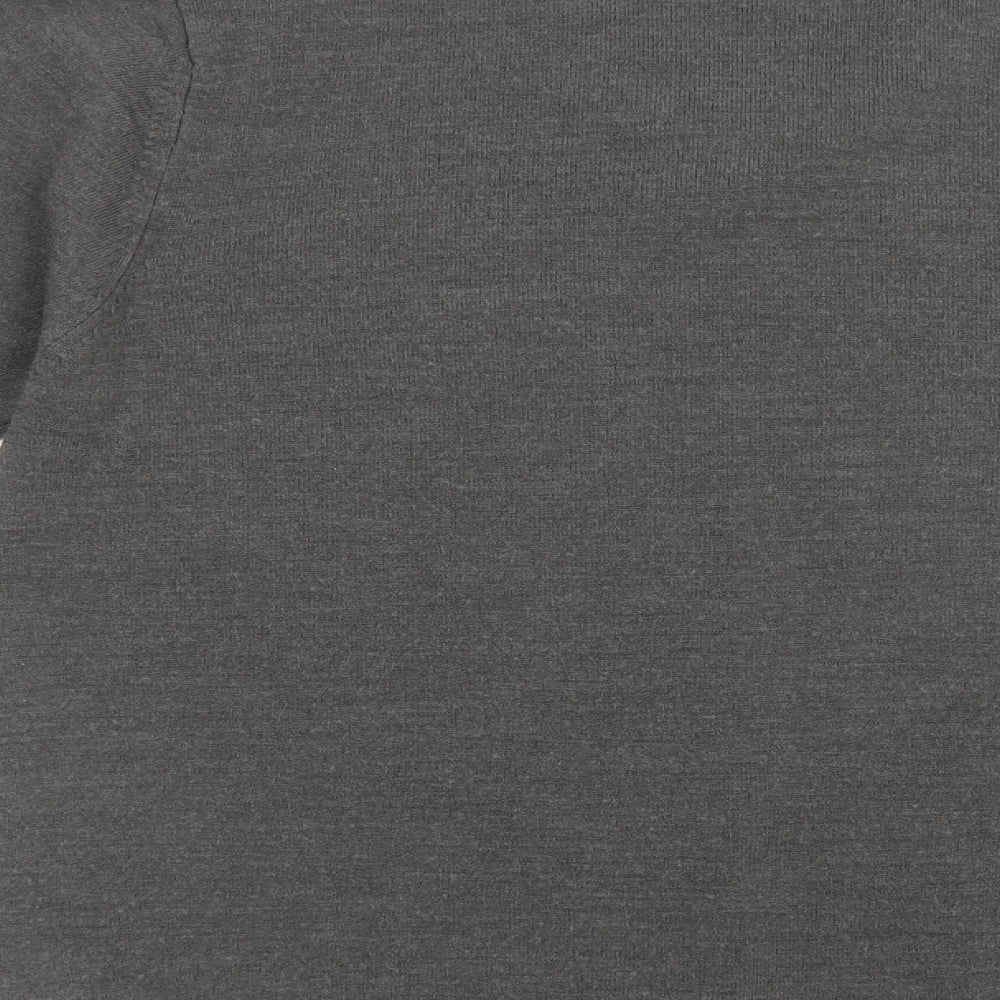 Marks and Spencer Mens Grey  Knit Pullover Jumper Size M