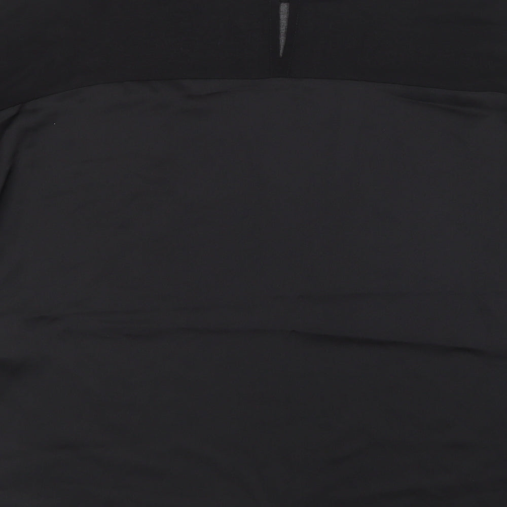 Dorothy Perkins Womens Black  Mesh Basic Blouse Size 18