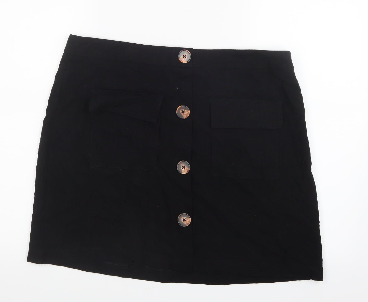 Dorothy Perkins Womens Black   Straight & Pencil Skirt Size 16