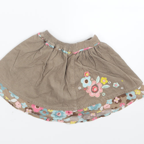 TU Girls Beige   A-Line Skirt Size 9-12 Months