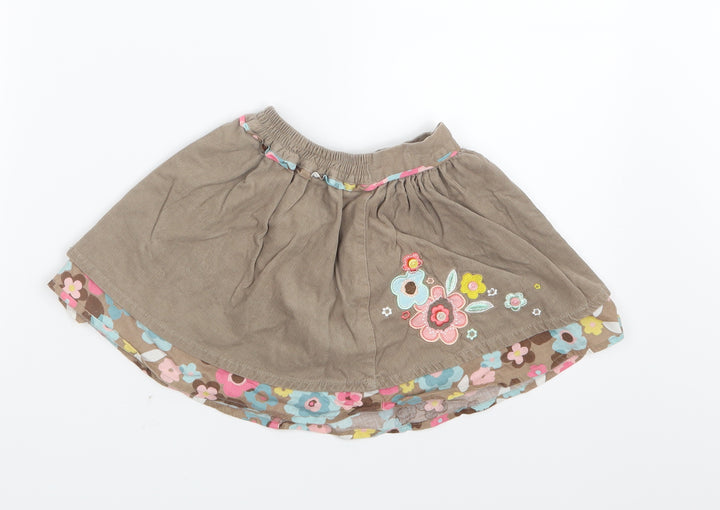 TU Girls Beige A-Line Skirt Size 9-12 Months