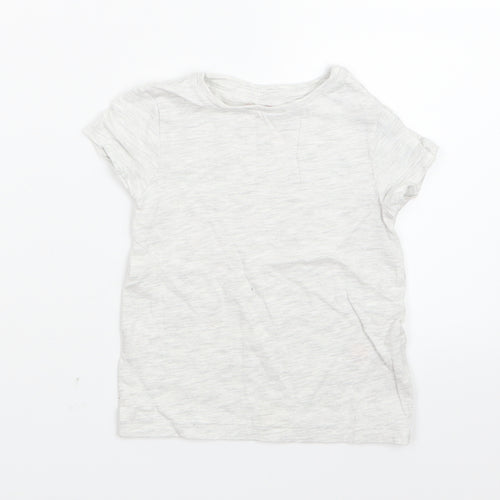 F&F Boys Grey   Basic T-Shirt Size 2-3 Years