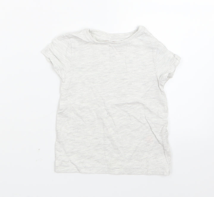 F&F Boys Grey   Basic T-Shirt Size 2-3 Years