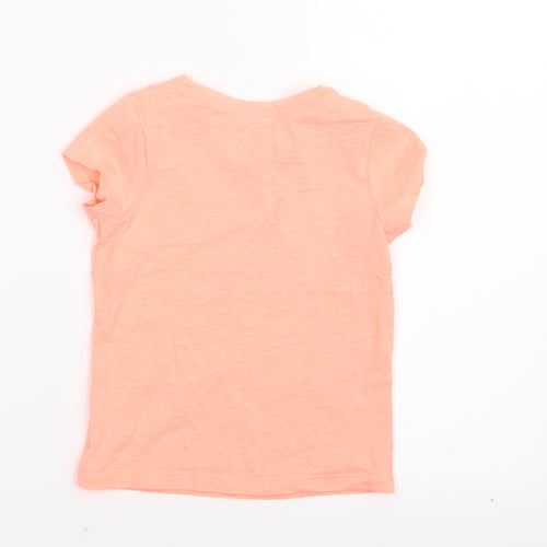 Mothercare Boys Orange   Basic T-Shirt Size 2-3 Years  - Neon
