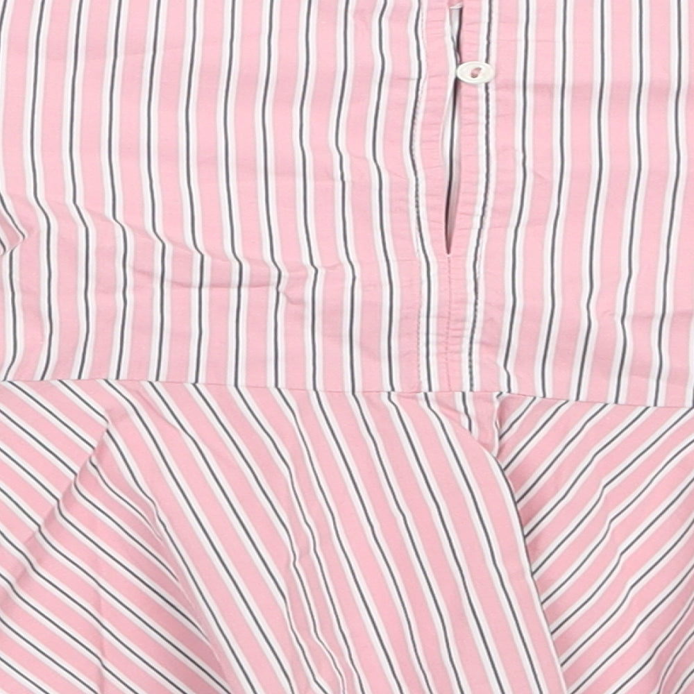 River Island  Pink Striped  Basic T-Shirt Size 12-18 Months
