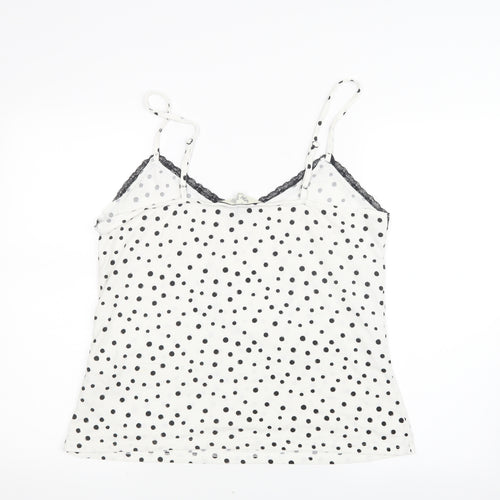 Love to Lounge Womens Black Polka Dot  Cami Pyjama Top Size 12