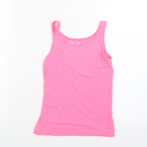 Young Dimension Girls Pink   Basic Tank Size 7-8 Years