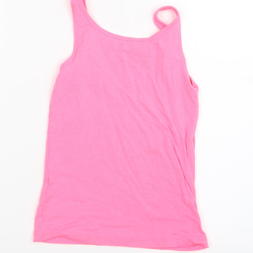 Young Dimension Girls Pink   Basic Tank Size 7-8 Years