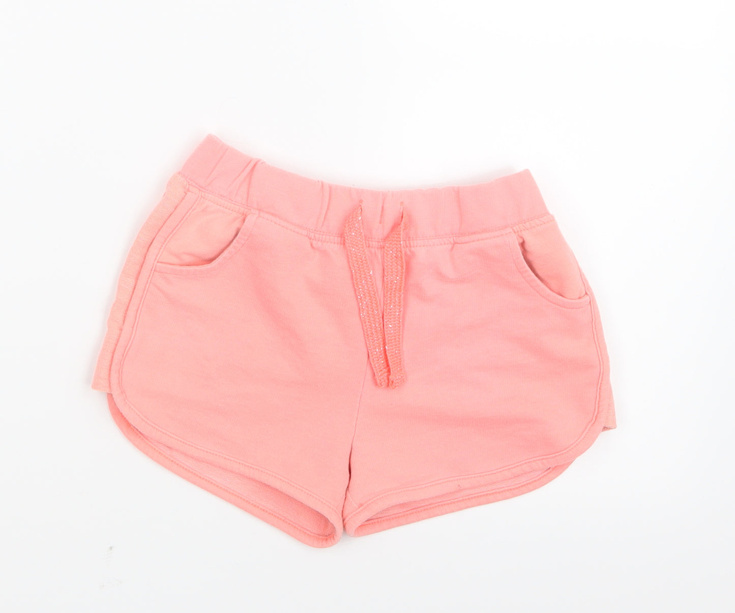 Matalan Girls Orange   Sweat Shorts Size 8 Years