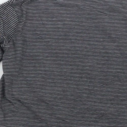NEXT Boys Black Striped  Basic T-Shirt Size 5 Years