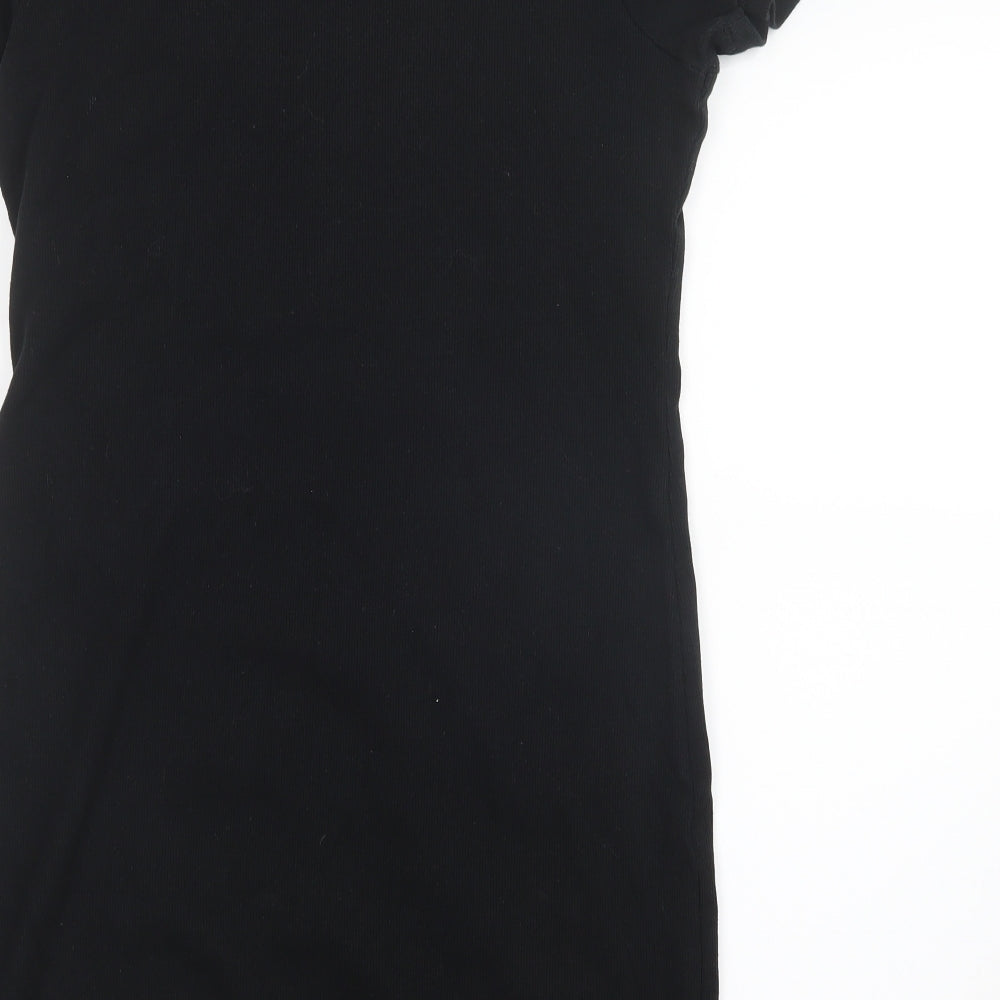 Primark Womens Black   Basic T-Shirt Size 18  - Long