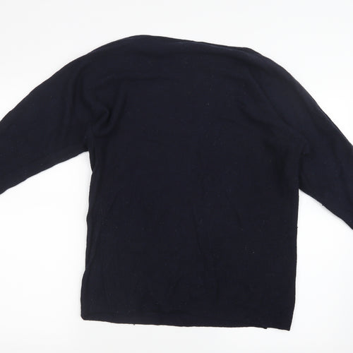 Dorothy Perkins Womens Blue  Knit Pullover Jumper Size 14