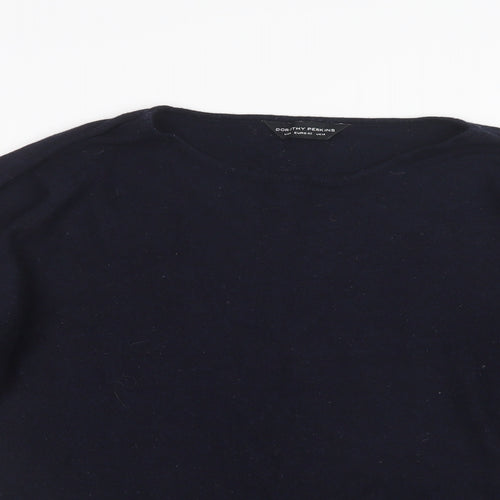 Dorothy Perkins Womens Blue  Knit Pullover Jumper Size 14