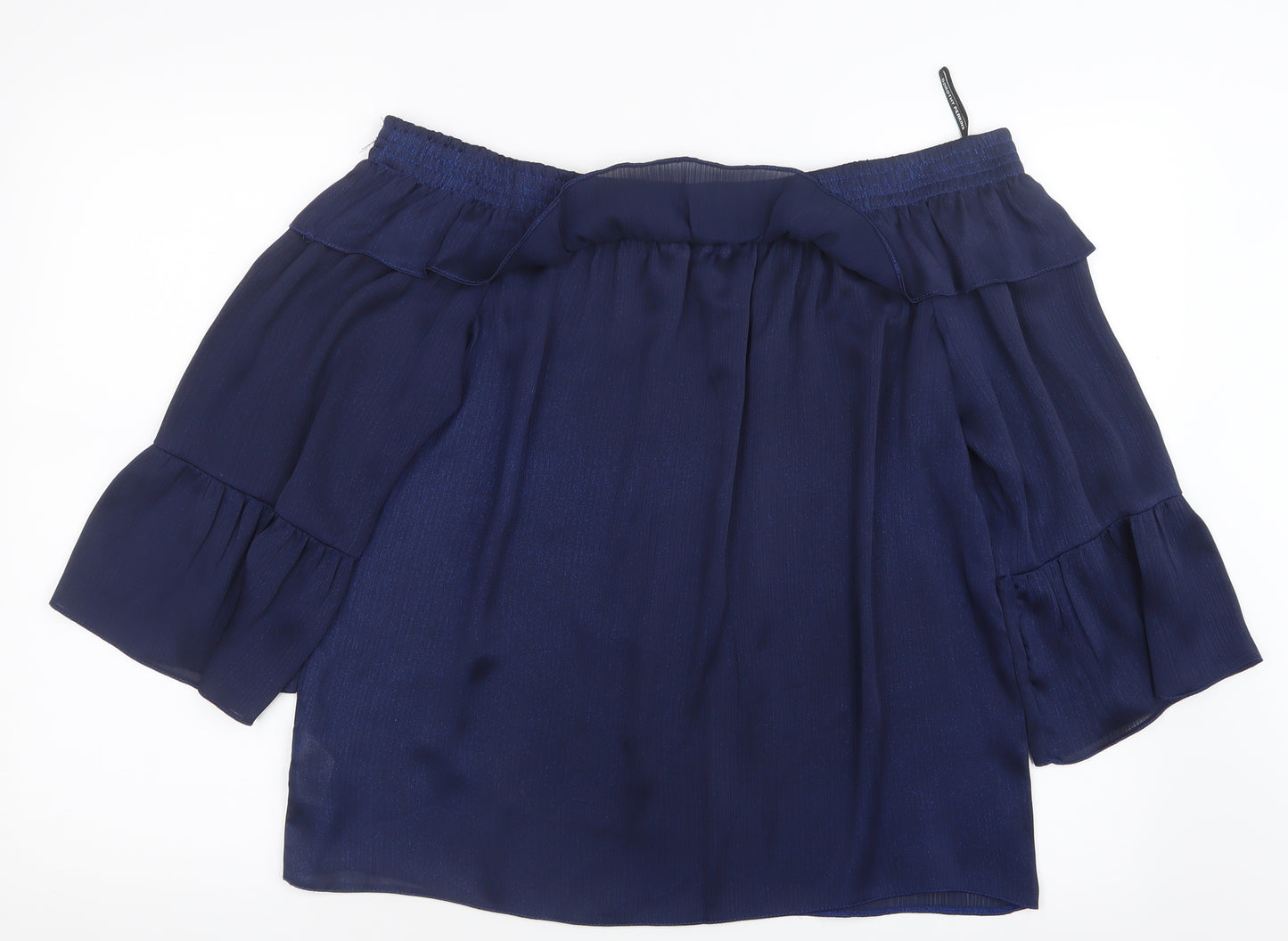 Dorothy Perkins Womens Blue   Basic Blouse Size 12