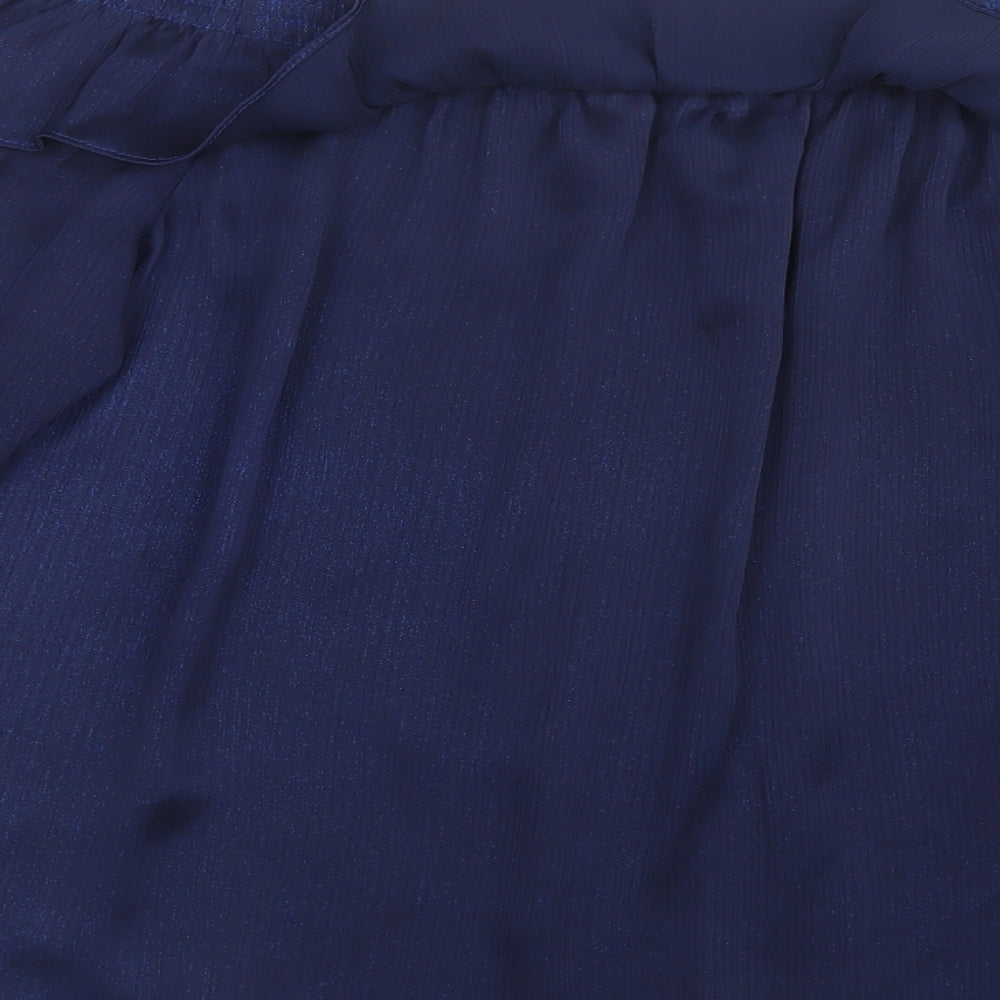 Dorothy Perkins Womens Blue   Basic Blouse Size 12