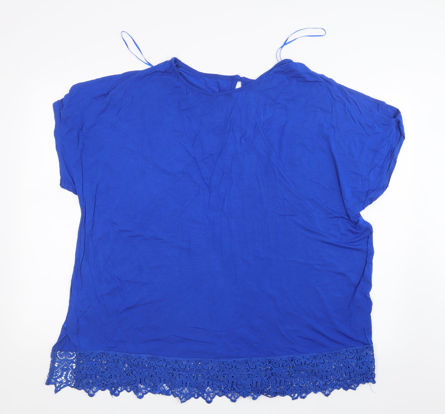 New Look Womens Blue   Basic T-Shirt Size 22  - Inspire