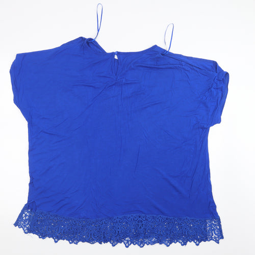 New Look Womens Blue   Basic T-Shirt Size 22  - Inspire