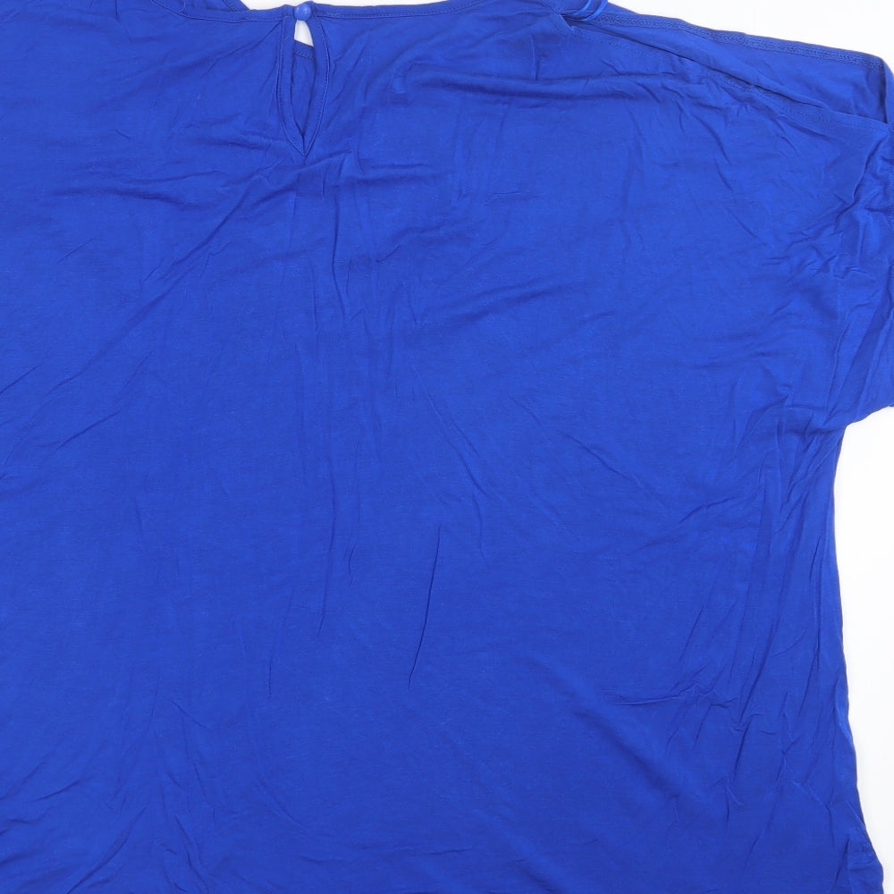 New Look Womens Blue   Basic T-Shirt Size 22  - Inspire