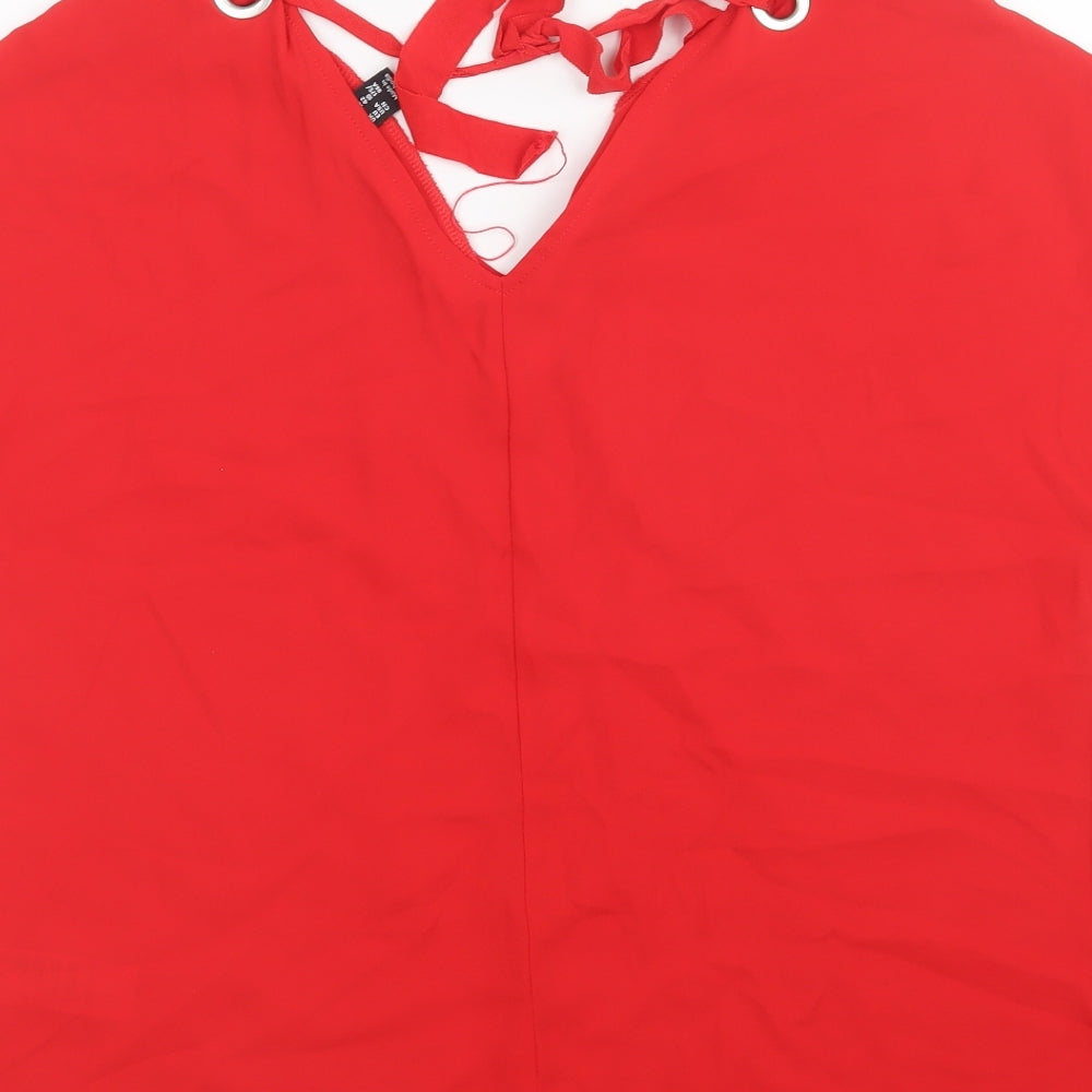 New Look Womens Red   Basic T-Shirt Size 14