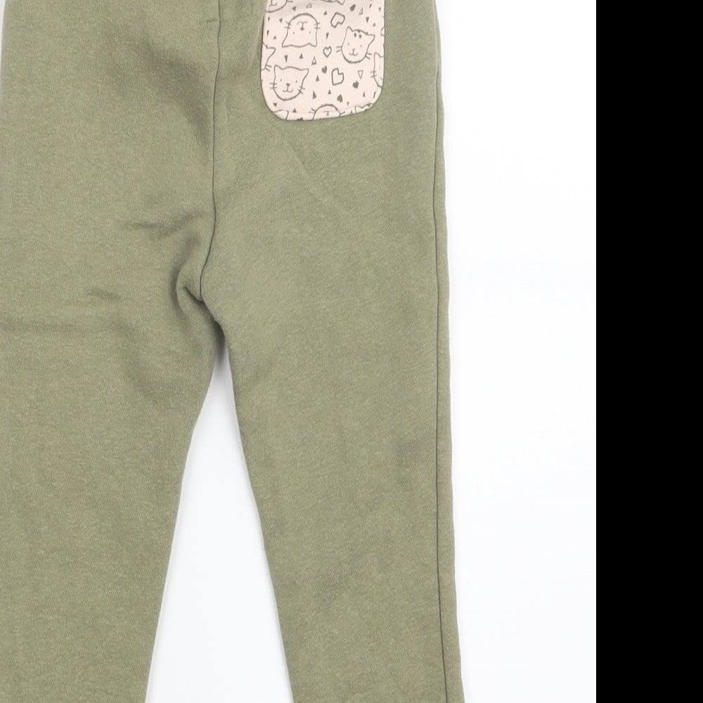 Lupilu Boys Green   Jogger Trousers Size 12-18 Months
