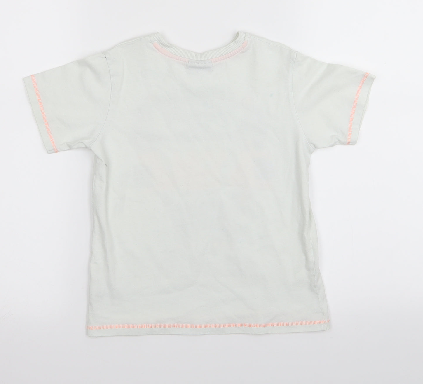NEXT Girls White   Basic T-Shirt Size 6 Years