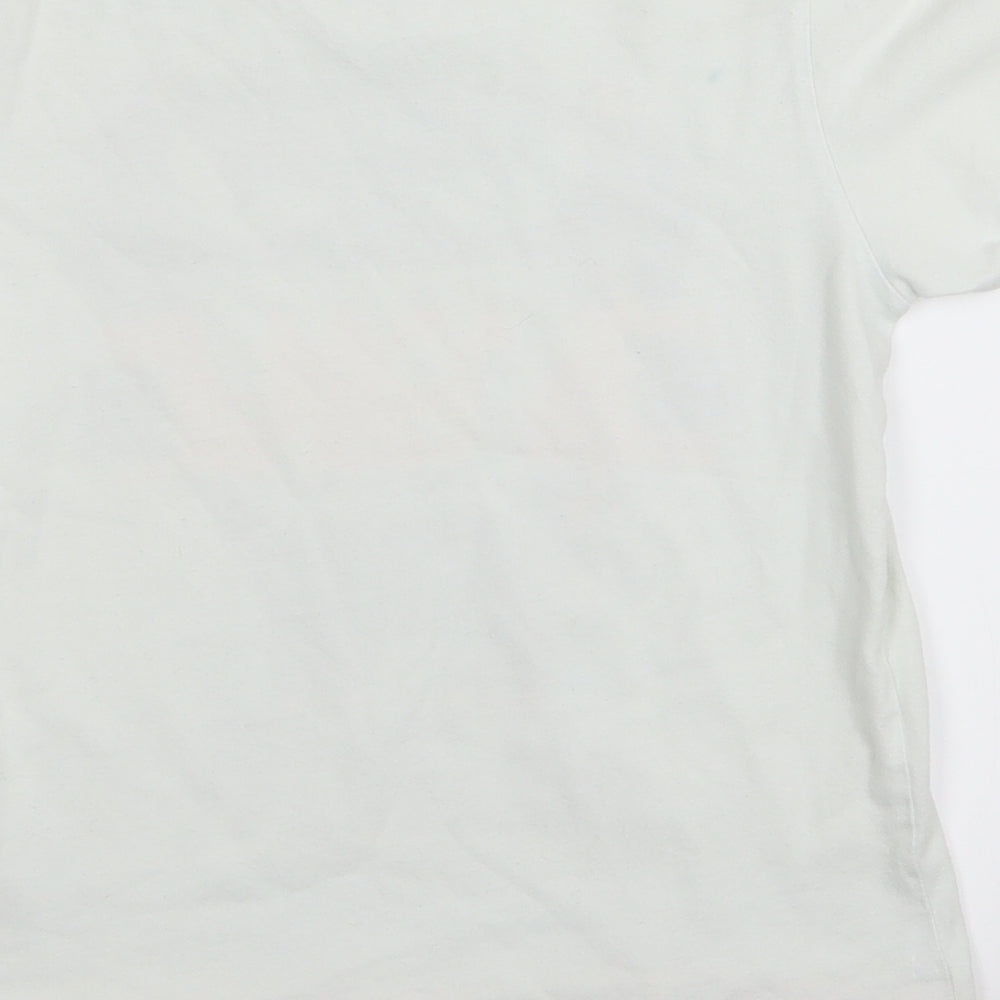 NEXT Girls White   Basic T-Shirt Size 6 Years
