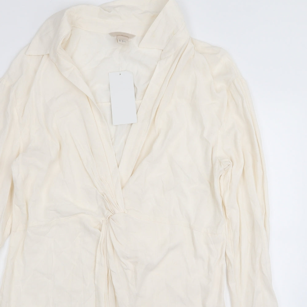 H&M Womens Beige   A-Line  Size 12